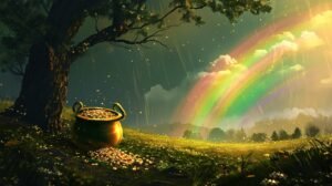 ai generated, pot of gold, rainbow-8501442.jpg